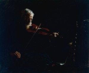 Gammel fiolinist